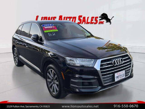 2018 Audi Q7 for sale at LIONS AUTO SALES in Sacramento CA