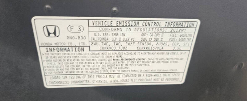2012 Honda Pilot EX-L