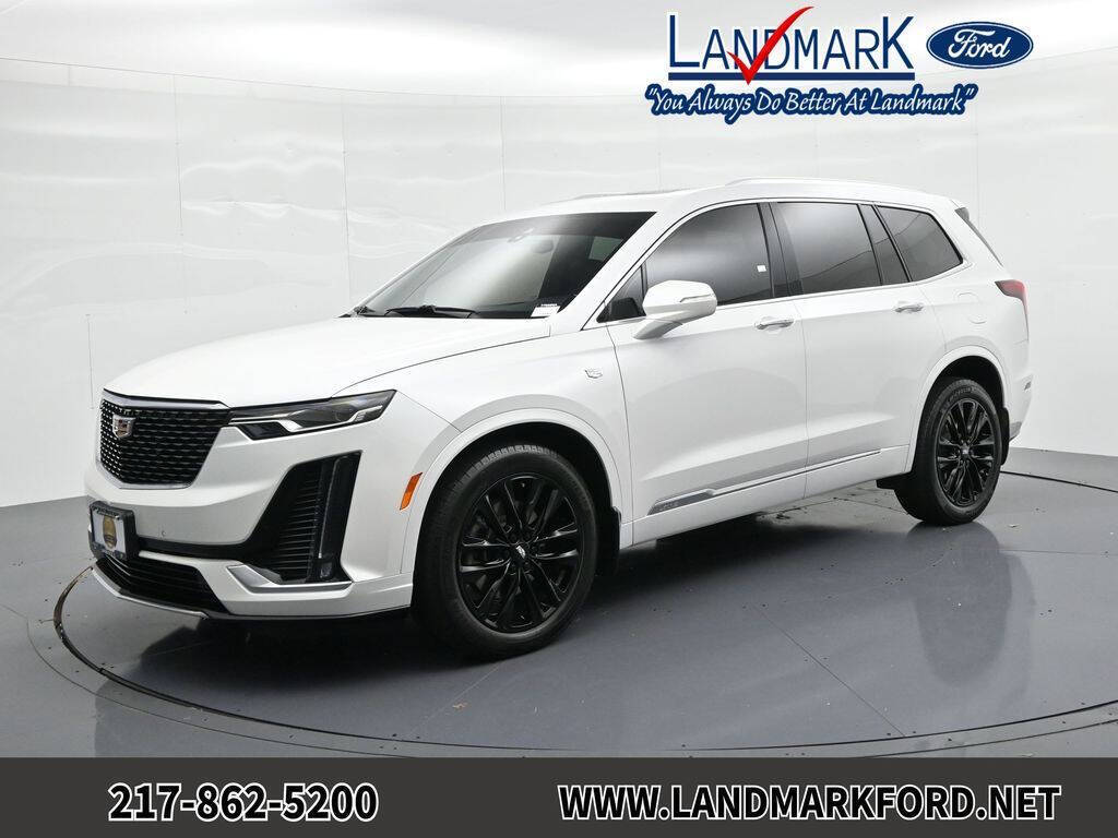 White 2023 Cadillac XT6 Luxury 4x4 Luxury 4dr SUV 1