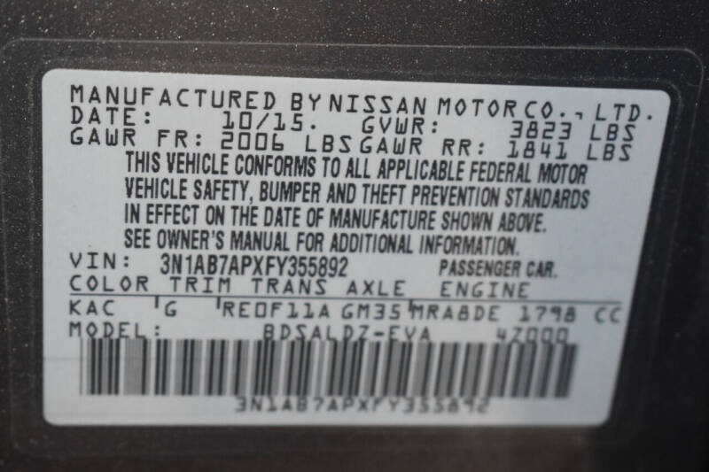 2015 Nissan Sentra SR