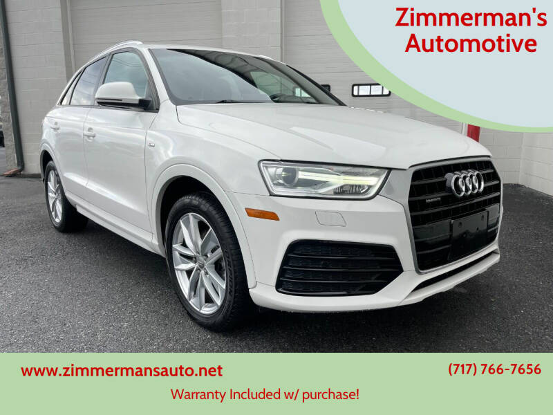 2018 Audi Q3 for sale at Zimmerman's Automotive in Mechanicsburg PA