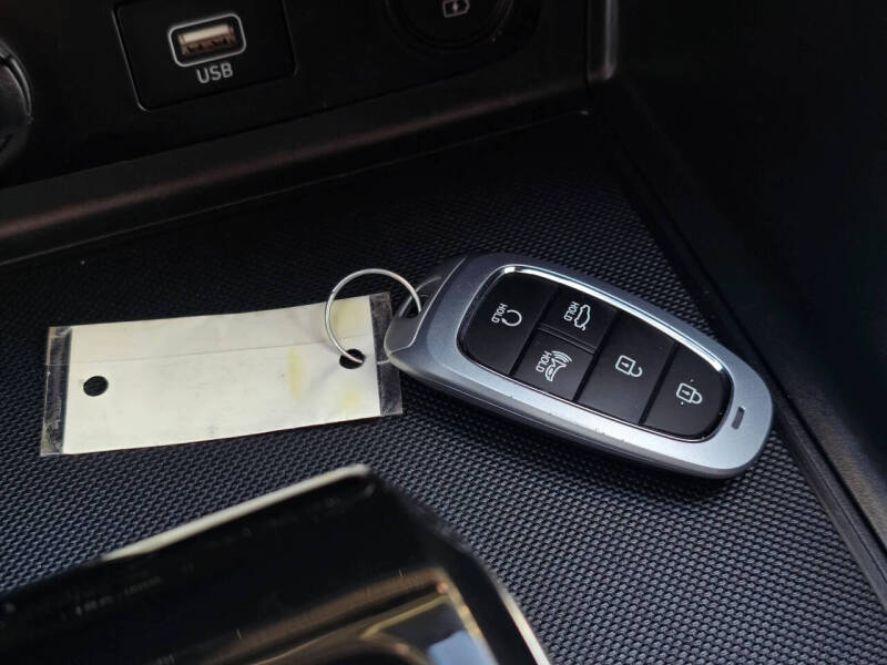 2022 Hyundai Sonata Hybrid Blue