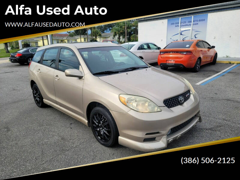 2003 Toyota Matrix for sale at Alfa Used Auto in Holly Hill FL
