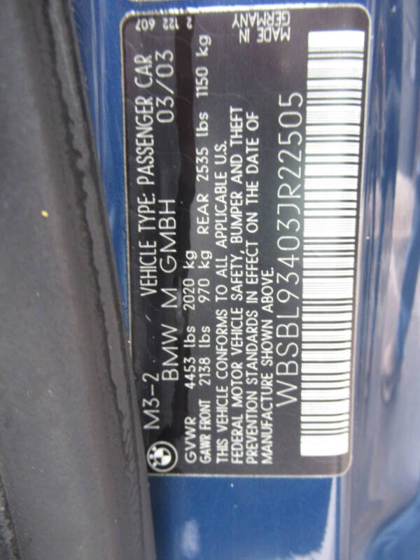 2003 BMW M3