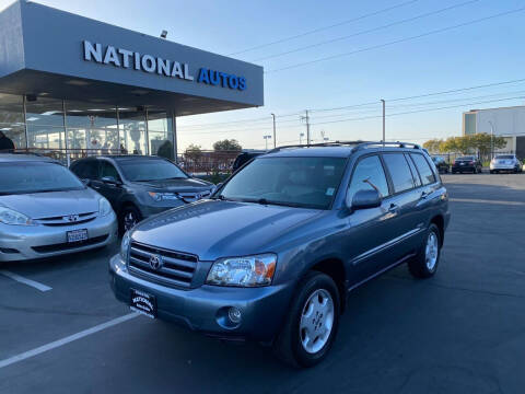 2006 Toyota Highlander for sale at National Autos Sales in Sacramento CA