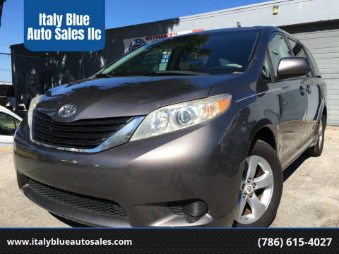 2011 Toyota Sienna for sale at Italy Blue Auto Sales llc in Miami FL