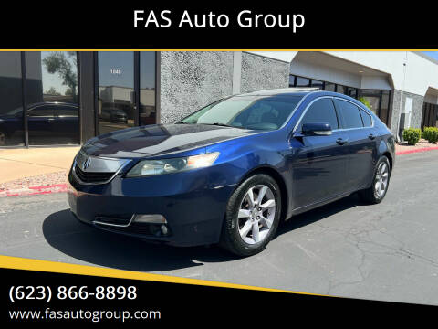 2013 Acura TL for sale at FAS Auto Group in Phoenix AZ