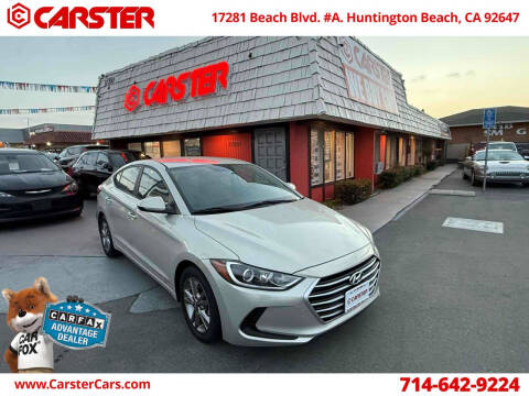 2017 Hyundai Elantra for sale at CARSTER in Huntington Beach CA