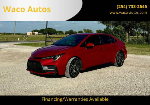 2020 Toyota Corolla for sale at Waco Autos in Lorena TX