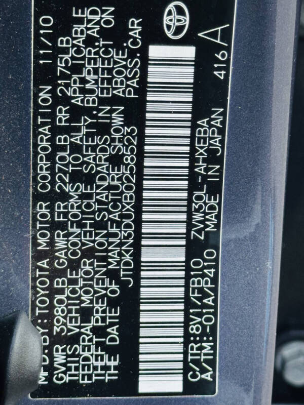 2011 Toyota Prius Four