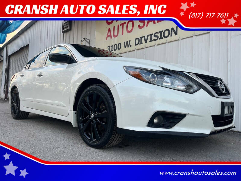 2017 Nissan Altima for sale at CRANSH AUTO SALES, INC in Arlington TX