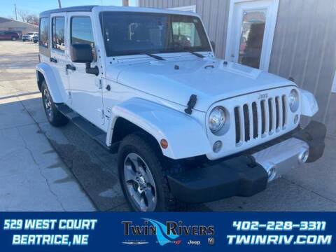 2017 Jeep Wrangler Unlimited for sale at TWIN RIVERS CHRYSLER JEEP DODGE RAM in Beatrice NE