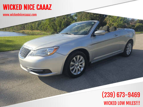 2012 Chrysler 200 for sale at WICKED NICE CAAAZ in Cape Coral FL