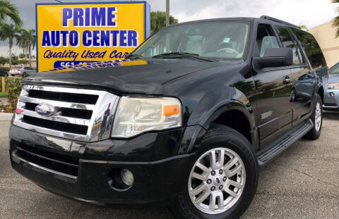 2008 Ford Expedition EL for sale at PRIME AUTO CENTER in Palm Springs FL