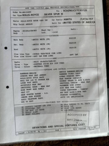 1996 Rolls-Royce Silver Spur