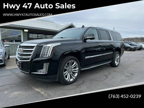 2019 Cadillac Escalade ESV for sale at Hwy 47 Auto Sales in Saint Francis MN