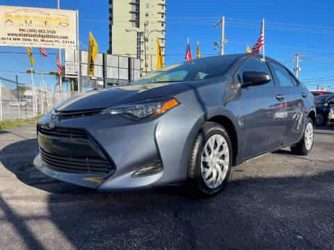 2019 Toyota Corolla for sale at MIAMI AUTO LIQUIDATORS in Miami FL