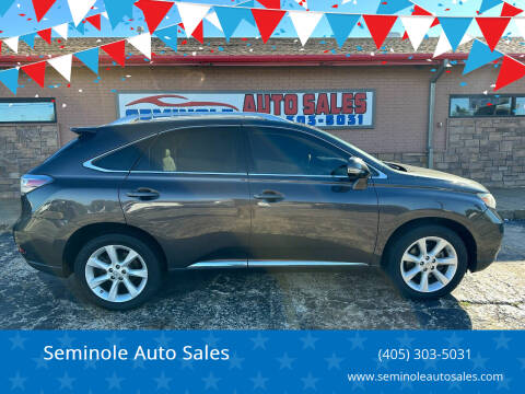 2010 Lexus RX 350 for sale at Seminole Auto Sales in Seminole OK
