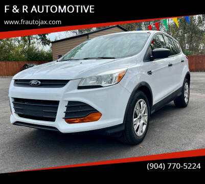 2014 Ford Escape for sale at F & R AUTOMOTIVE in Jacksonville FL