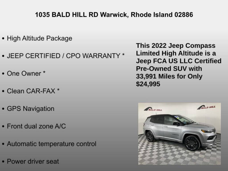 2022 Jeep Compass High Altitude