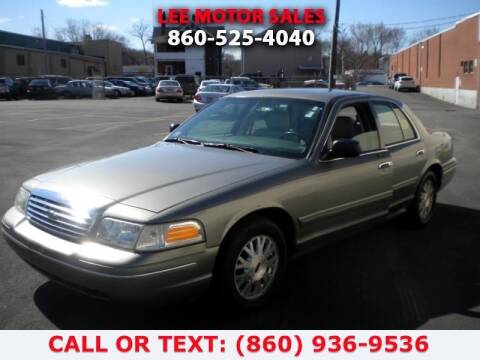 2003 Ford Crown Victoria for sale at Lee Motor Sales Inc. in Hartford CT