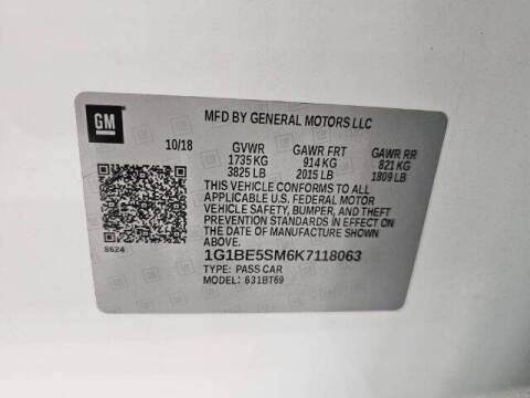 2019 Chevrolet Cruze LT