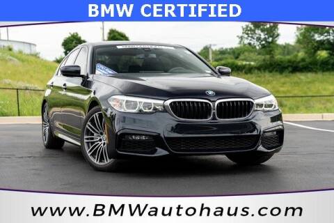 2019 BMW 5 Series for sale at Autohaus Group of St. Louis MO - 3015 South Hanley Road Lot in Saint Louis MO
