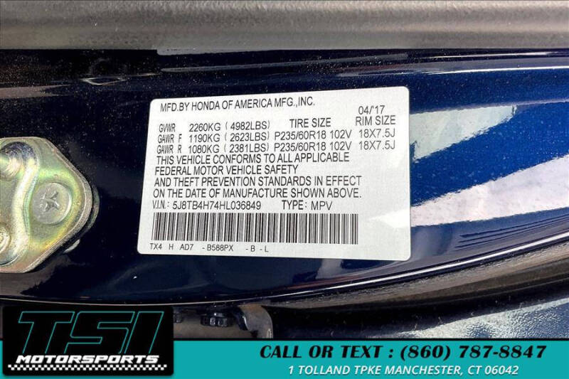 2017 Acura RDX w/Advance