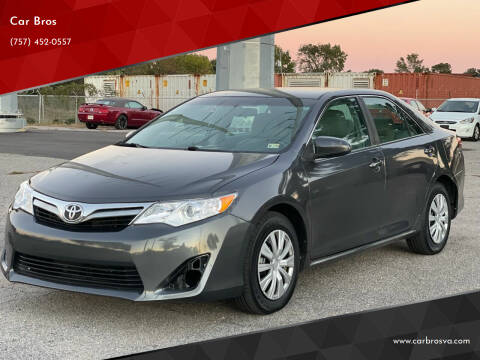 2012 Toyota Camry for sale at Car Bros in Virginia Beach VA