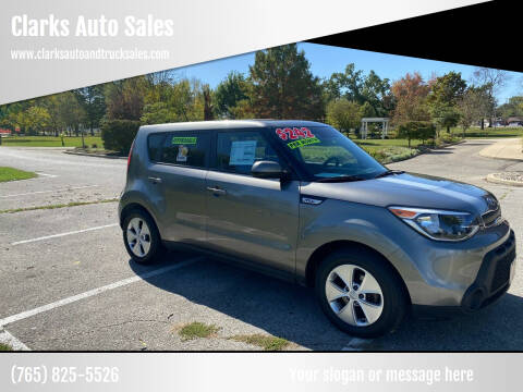 2016 Kia Soul for sale at Clarks Auto Sales in Connersville IN