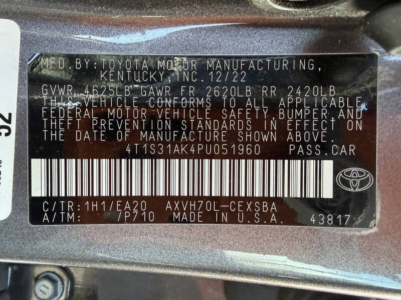 2023 Toyota Camry Hybrid SE