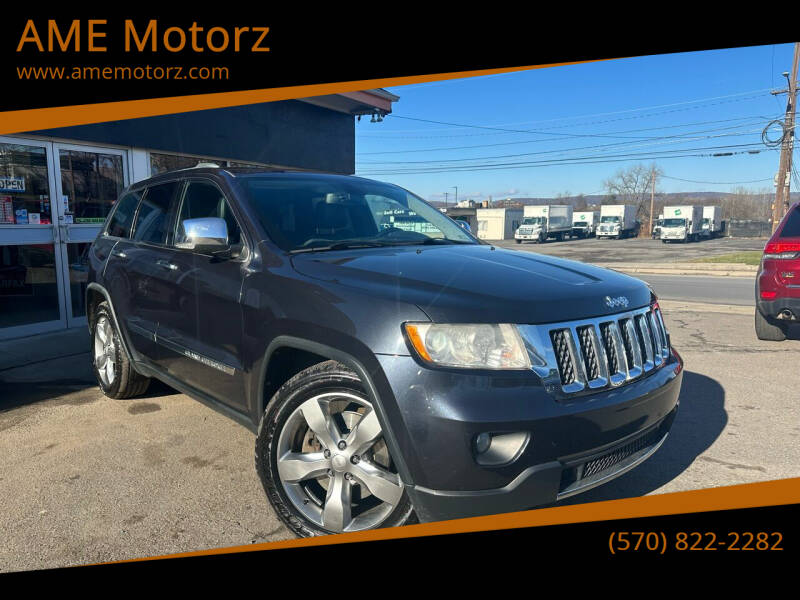 2012 Jeep Grand Cherokee for sale at AME Motorz in Wilkes Barre PA