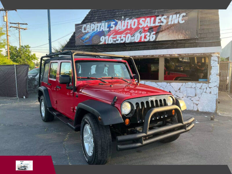 2007 Jeep Wrangler Unlimited for sale at Capital 5 Auto Sales Inc in Sacramento CA