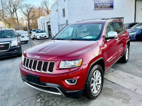 2014 Jeep Grand Cherokee for sale at Best Choice Auto Sales in Virginia Beach VA