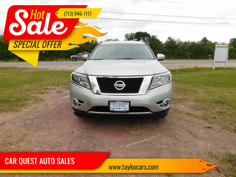 2015 Nissan Pathfinder for sale at CAR QUEST AUTO SALES in Houston TX