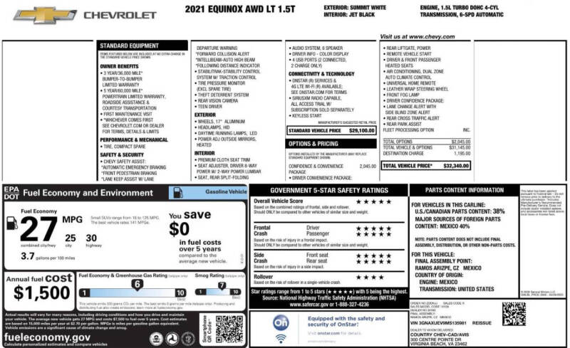 2021 Chevrolet Equinox LT