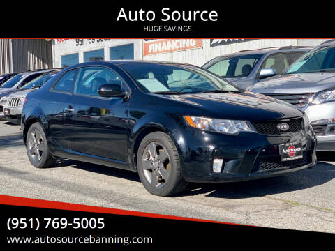 2012 Kia Forte Koup for sale at Auto Source in Banning CA