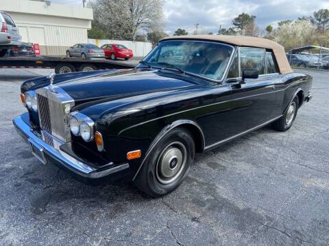 1985 Rolls-Royce Corniche for sale at Atlanta Fine Cars in Jonesboro GA