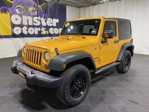 2012 Jeep Wrangler for sale at Monster Motors in Michigan Center MI