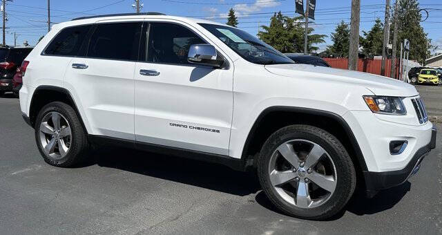 Used 2014 Jeep Grand Cherokee Limited with VIN 1C4RJEBM5EC381075 for sale in Tacoma, WA