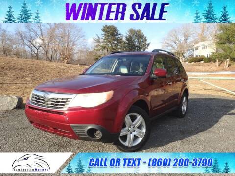 2009 Subaru Forester for sale at EAGLEVILLE MOTORS LLC in Storrs Mansfield CT