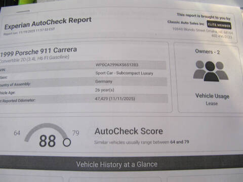 1999 Porsche 911 Carrera