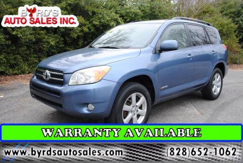 2007 Toyota RAV4 for sale at Byrds Auto Sales in Marion NC