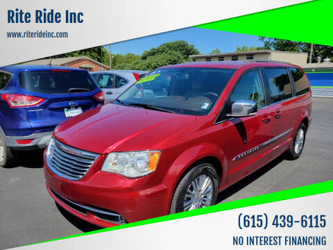 2015 Chrysler Town and Country for sale at Rite Ride Inc in Murfreesboro TN