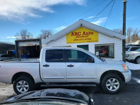 2014 Nissan Titan for sale at ABC AUTO CLINIC CHUBBUCK in Chubbuck ID