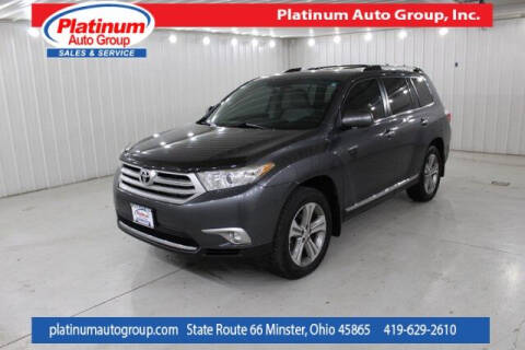 2011 Toyota Highlander for sale at Platinum Auto Group Inc. in Minster OH