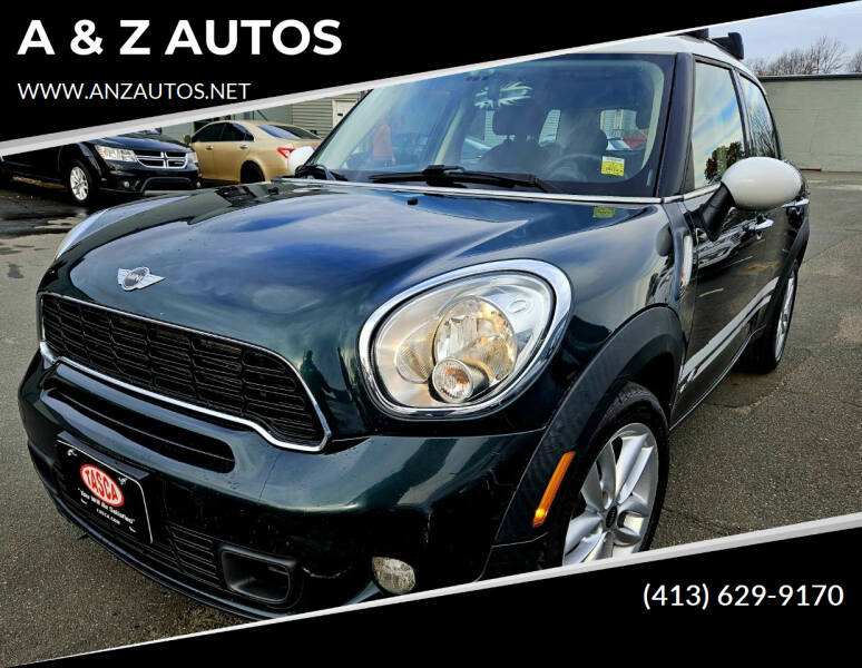 2011 MINI Cooper Countryman for sale at A & Z AUTOS in Westfield MA