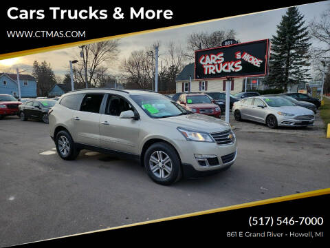2015 Chevrolet Traverse for sale at Cars Trucks & More in Howell MI