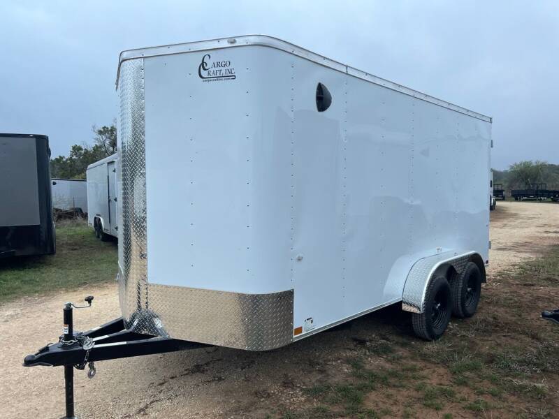2023 CARGO CRAFT 7X16 REAR DOORS for sale at Trophy Trailers in New Braunfels TX