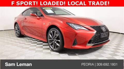 2019 Lexus RC 350 for sale at Sam Leman Chrysler Jeep Dodge of Peoria in Peoria IL